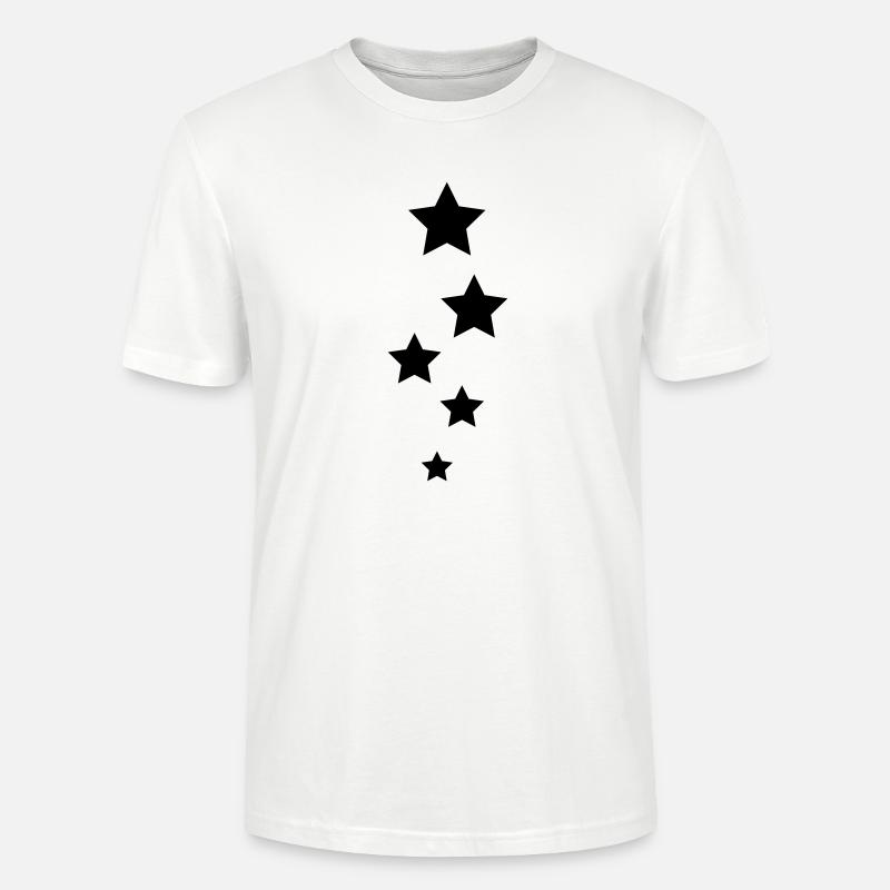 sterne - Stanley/Stella Unisex Bio-T-Shirt CRAFTER - Weiß