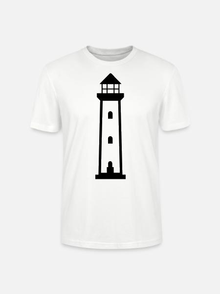 Lighthouse - Stanley/Stella CRAFTER Unisex Organic T-Shirt - white