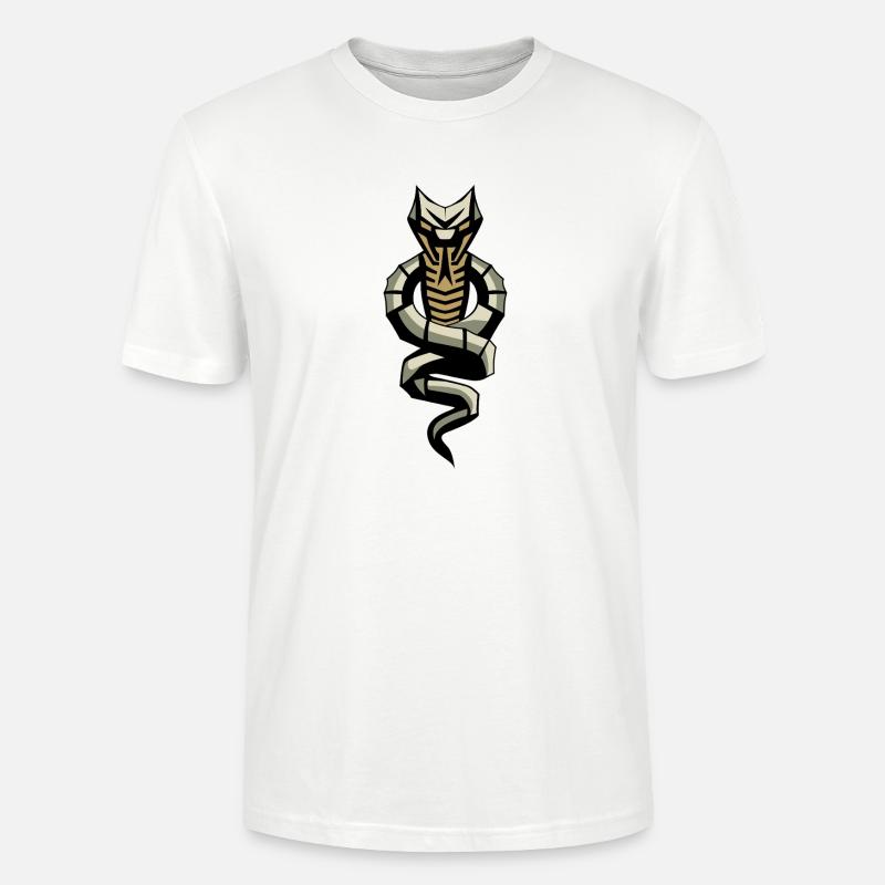 SNAKE LEVEL 3 - Stanley/Stella Unisex Bio-T-Shirt CRAFTER - Weiß