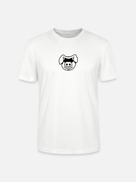Cool pig - Stanley/Stella CRAFTER Unisex Organic T-Shirt - white