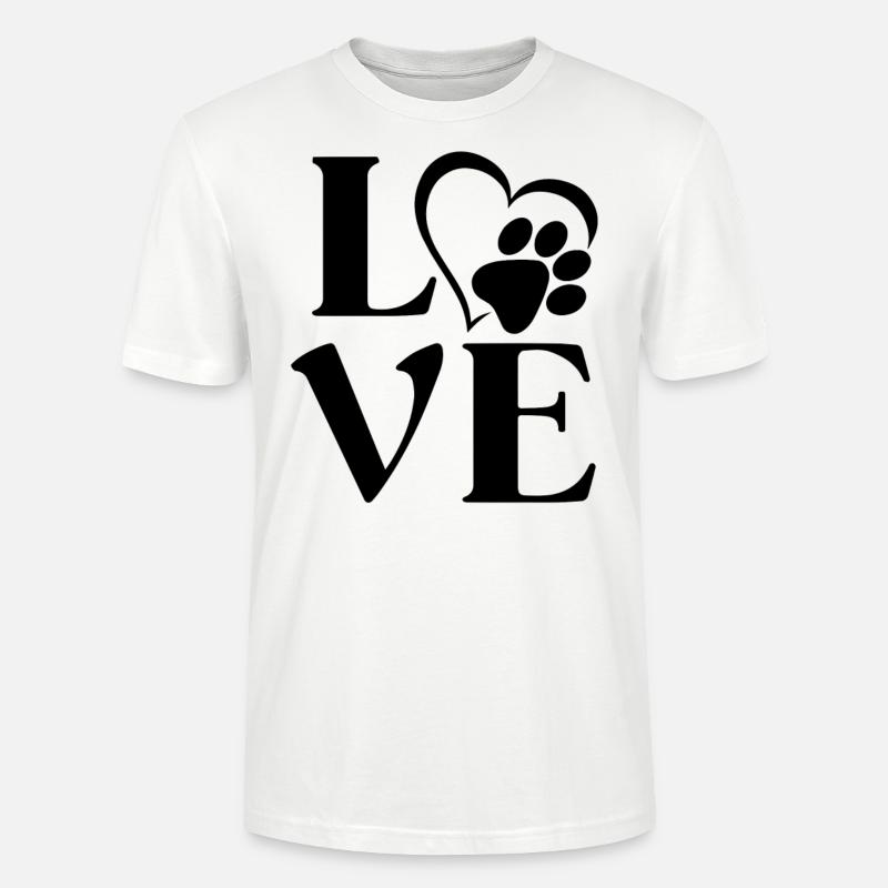 Liebespfote - Stanley/Stella Unisex Bio-T-Shirt CRAFTER - Weiß