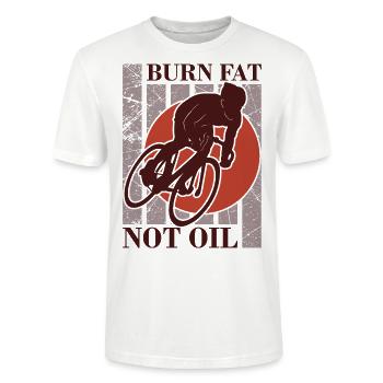 Fahrrad Fahrradfahren Bike Gesundheit Umweltschutz - Stanley/Stella Unisex Bio-T-Shirt CRAFTER - Weiß - Vorne - Alina (178cm) & Michal (187cm)