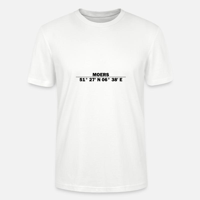 Coordonnées de Moers - T-shirt bio CRAFTER Stanley Stella Unisexe - blanc