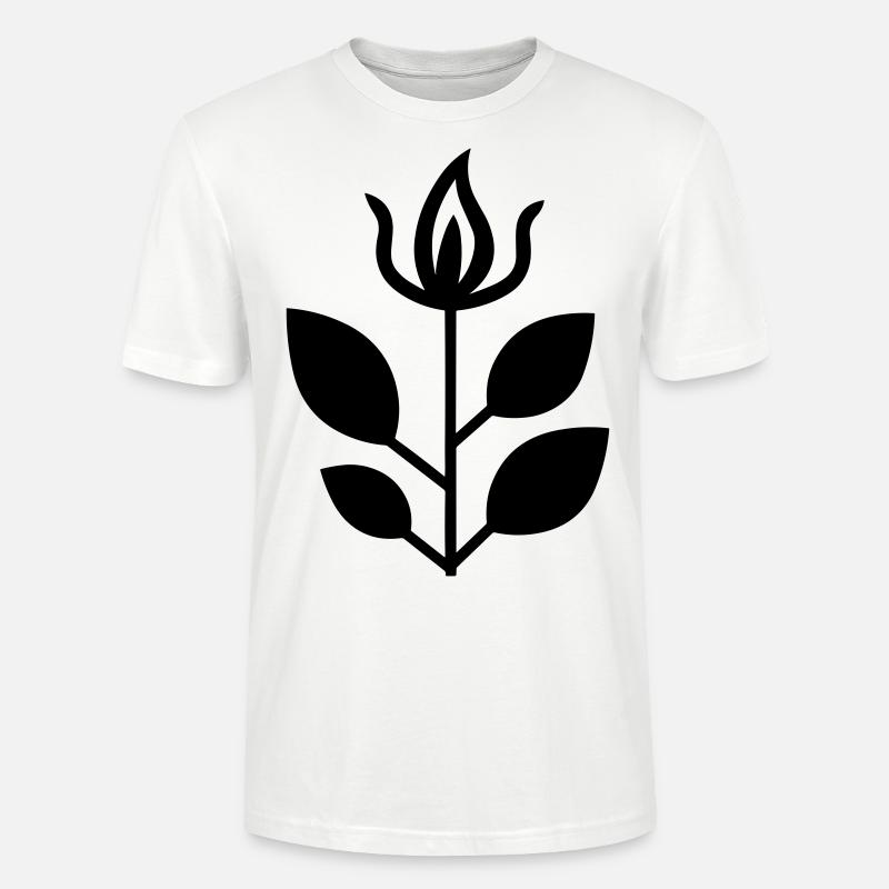 Blume - Stanley/Stella Unisex Bio-T-Shirt CRAFTER - Weiß