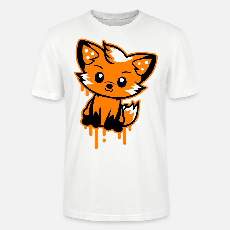 Fox Comic - T-shirt bio CRAFTER Stanley Stella Unisexe - blanc