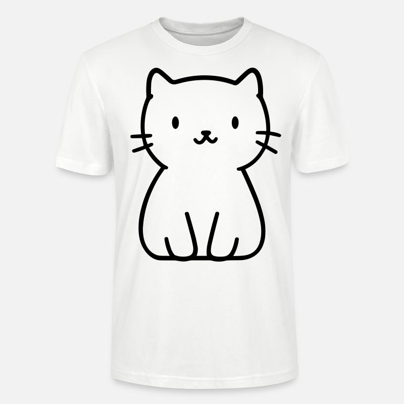 Kätzchen - Stanley/Stella Unisex Bio-T-Shirt CRAFTER - Weiß