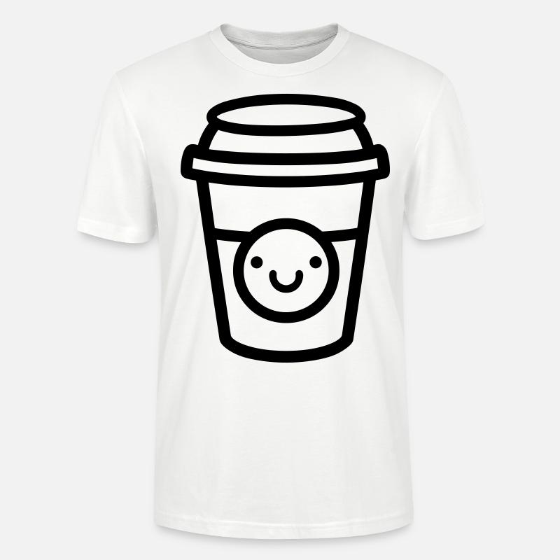 Mug de café - T-shirt bio CRAFTER Stanley Stella Unisexe - blanc