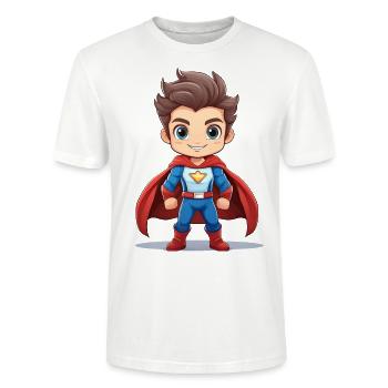 Superheld - Stanley/Stella Unisex Bio-T-Shirt CRAFTER - Weiß - Vorne - Alina (178cm) & Michal (187cm)