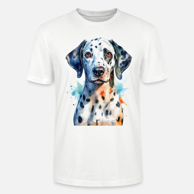 Ein Dalmatiner - Stanley/Stella Unisex Bio-T-Shirt CRAFTER - Weiß