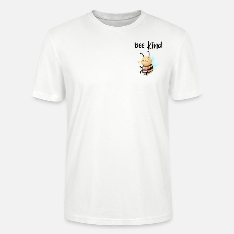 Biene Kind Spruch Geschenk - Stanley/Stella Unisex Bio-T-Shirt CRAFTER - Weiß