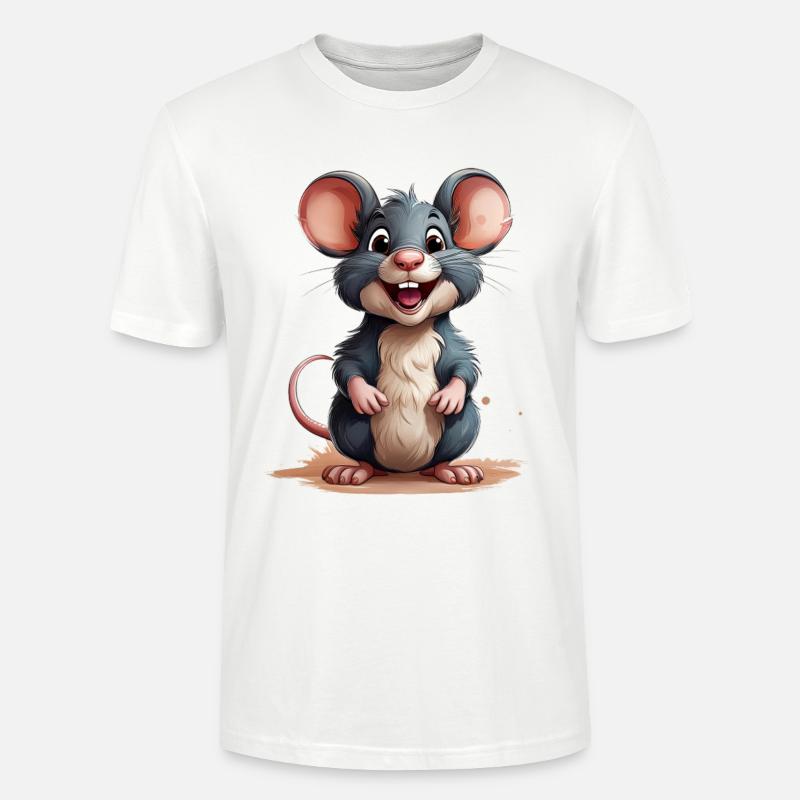Maus oder Ratte - Stanley/Stella Unisex Bio-T-Shirt CRAFTER - Weiß