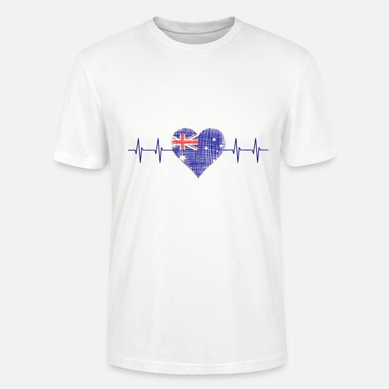 Australia, Down Under - Stanley/Stella Unisex Bio-T-Shirt CRAFTER - Weiß