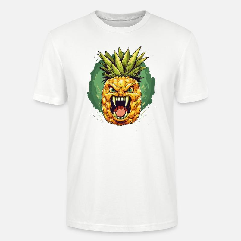 Ananas Vampir - Stanley/Stella Unisex Bio-T-Shirt CRAFTER - Weiß