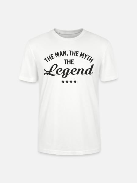 Man Myth Legend - Stanley/Stella Unisex Bio-T-Shirt CRAFTER - Weiß