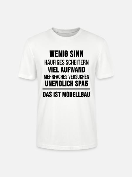 Modellbau Modellbauer Lustiges Geschenk - Stanley/Stella Unisex Bio-T-Shirt CRAFTER - Weiß