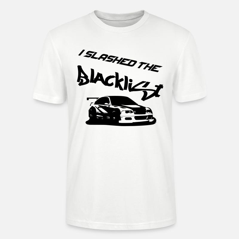 Slashed the Blacklist - T-shirt bio CRAFTER Stanley Stella Unisexe - blanc