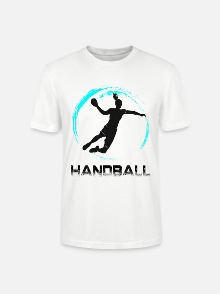 Handball - T-shirt bio CRAFTER Stanley Stella Unisexe - blanc