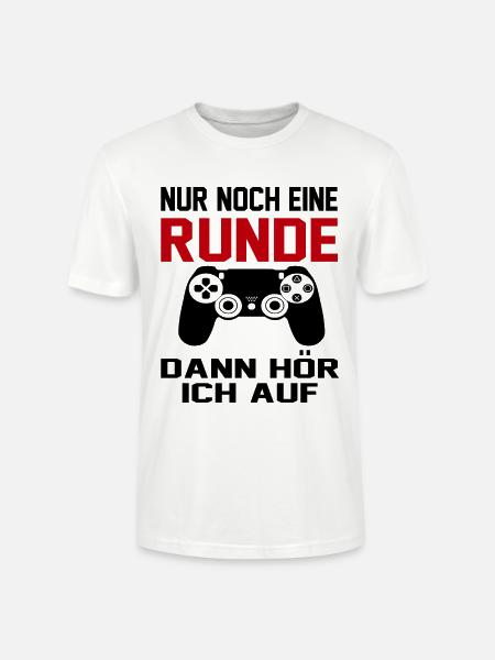 Computerspiele Gamer Konsole Joystick PC Spielen - Stanley/Stella Unisex Bio-T-Shirt CRAFTER - Weiß