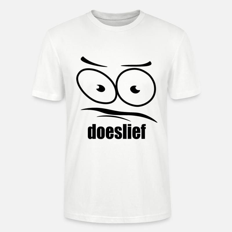 doeslief flehende Augen mit Fragezeichen-Blick - Stanley/Stella Unisex Bio-T-Shirt CRAFTER - Weiß