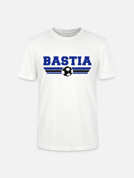 Bastia foot - T-shirt bio CRAFTER Stanley Stella Unisexe - blanc