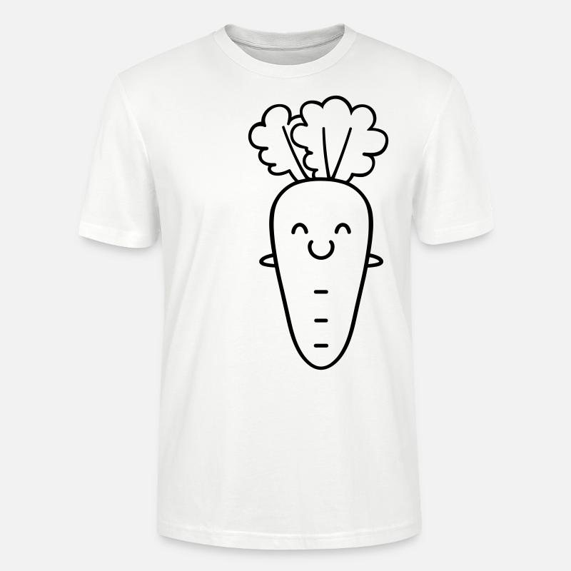 Karotte - Stanley/Stella Unisex Bio-T-Shirt CRAFTER - Weiß