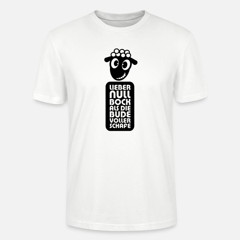 Null Bock - Stanley/Stella Unisex Bio-T-Shirt CRAFTER - Weiß