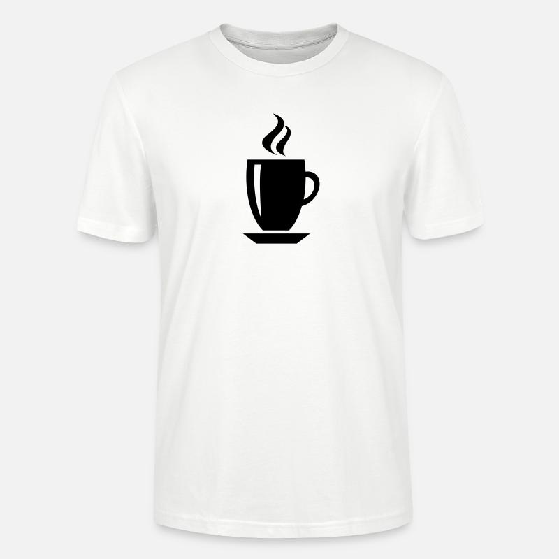 Kaffee Tasse - Stanley/Stella Unisex Bio-T-Shirt CRAFTER - Weiß