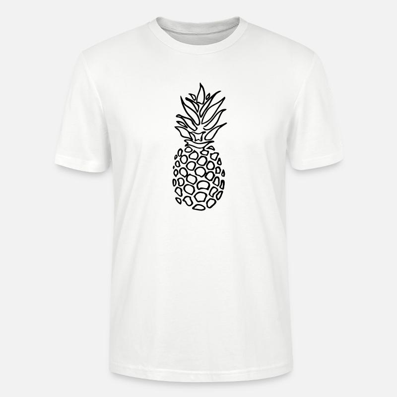 Ananas - Stanley/Stella Unisex Bio-T-Shirt CRAFTER - Weiß
