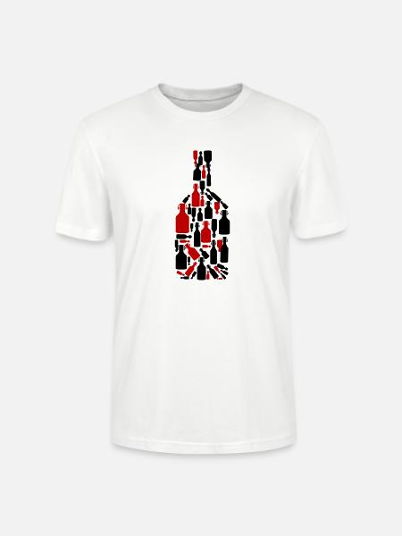  Flaschen Bier - Stanley/Stella Unisex Bio-T-Shirt CRAFTER - Weiß