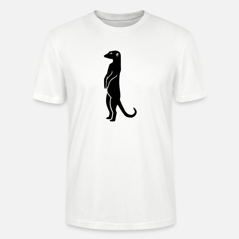Suricate - T-shirt bio CRAFTER Stanley Stella Unisexe - blanc