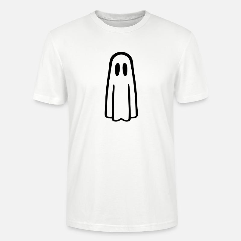 Fantôme - T-shirt bio CRAFTER Stanley Stella Unisexe - blanc