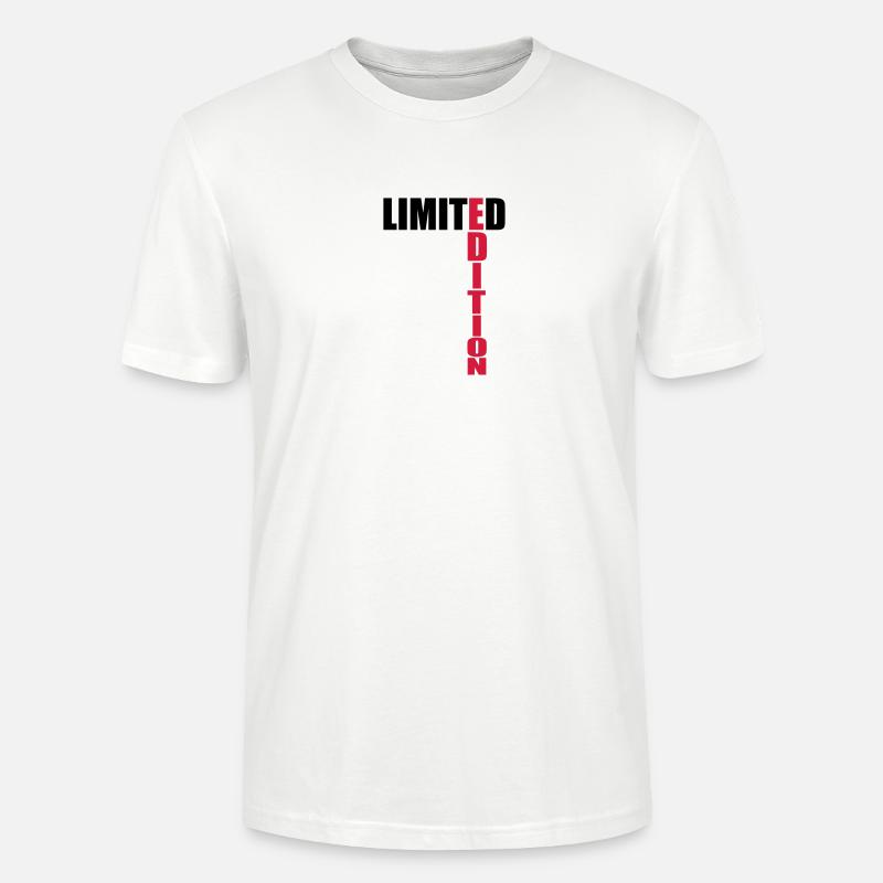 Limited Edition Text Logo - T-shirt bio CRAFTER Stanley Stella Unisexe - blanc