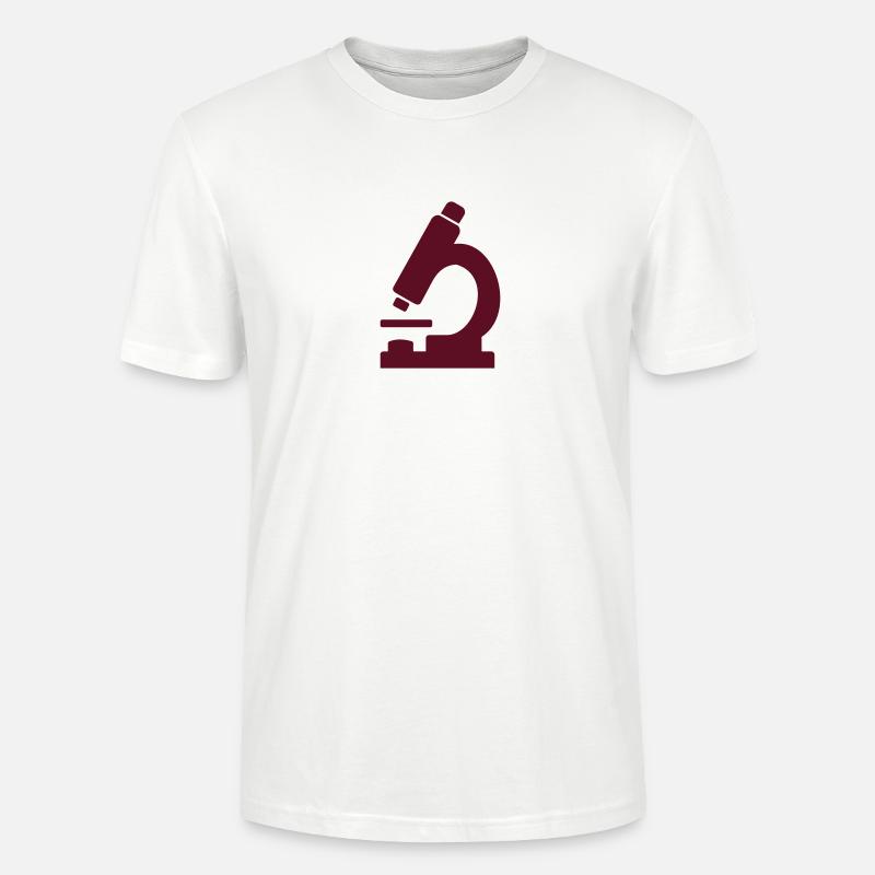 Microscope - T-shirt bio CRAFTER Stanley Stella Unisexe - blanc