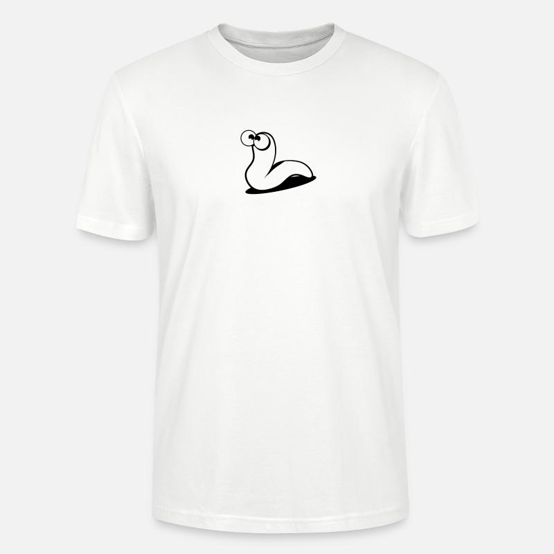 Ver mignon drôle - T-shirt bio CRAFTER Stanley Stella Unisexe - blanc