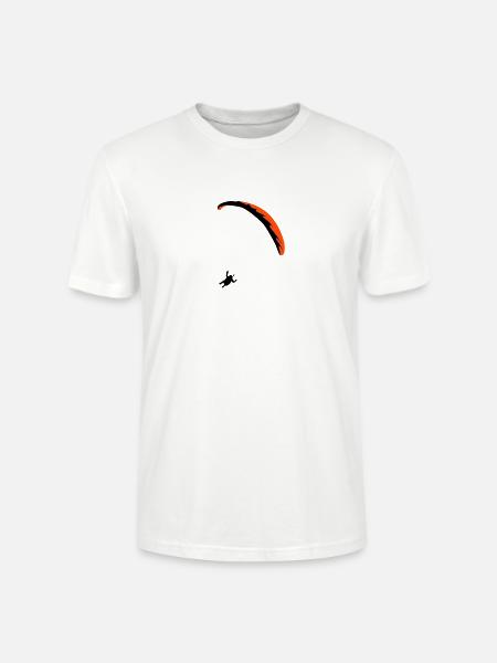 Paraglider Paragliding - Stanley/Stella CRAFTER Unisex Organic T-Shirt - white