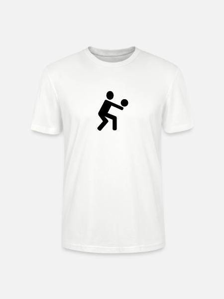 Volley-ball - T-shirt bio CRAFTER Stanley Stella Unisexe - blanc