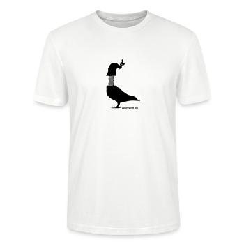 06 22 FRIEDE DEHNBAR - Stanley/Stella Unisex Bio-T-Shirt CRAFTER - Weiß - Vorne - Alina (178cm) & Michal (187cm)