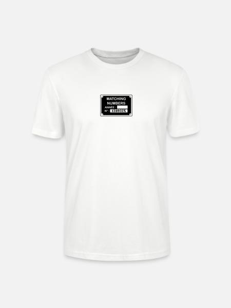 Matching Numbers - T-shirt bio CRAFTER Stanley Stella Unisexe - blanc