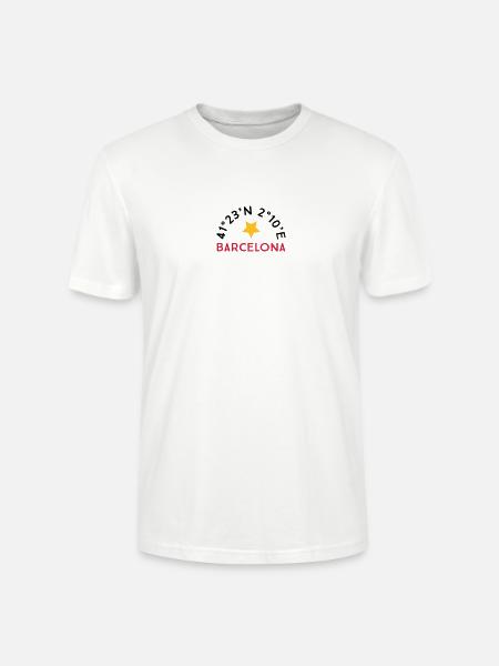 Barcelona - Stanley/Stella CRAFTER Unisex Organic T-Shirt - white
