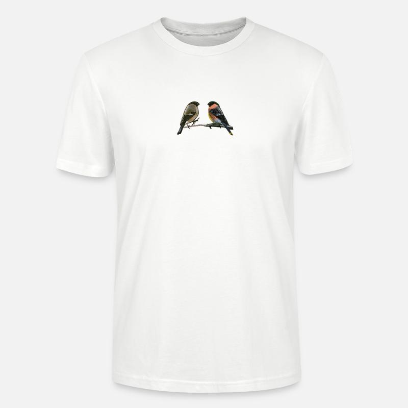 Gimpelin pariskunta - Stanley/Stella CRAFTER unisex luomu-t-paita - valkoinen