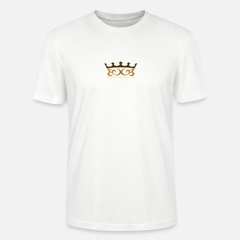 Christopher kann das mit Krone - Stanley/Stella Unisex Bio-T-Shirt CRAFTER - Weiß