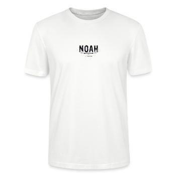 NOAH a Legend. - Stanley/Stella Unisex Bio-T-Shirt CRAFTER - Weiß - Vorne - Alina (178cm) & Michal (187cm)