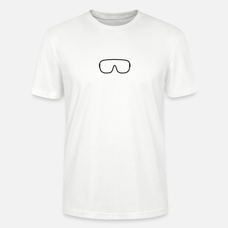 Lunettes de ski Icon Outline - T-shirt bio CRAFTER Stanley Stella Unisexe - blanc