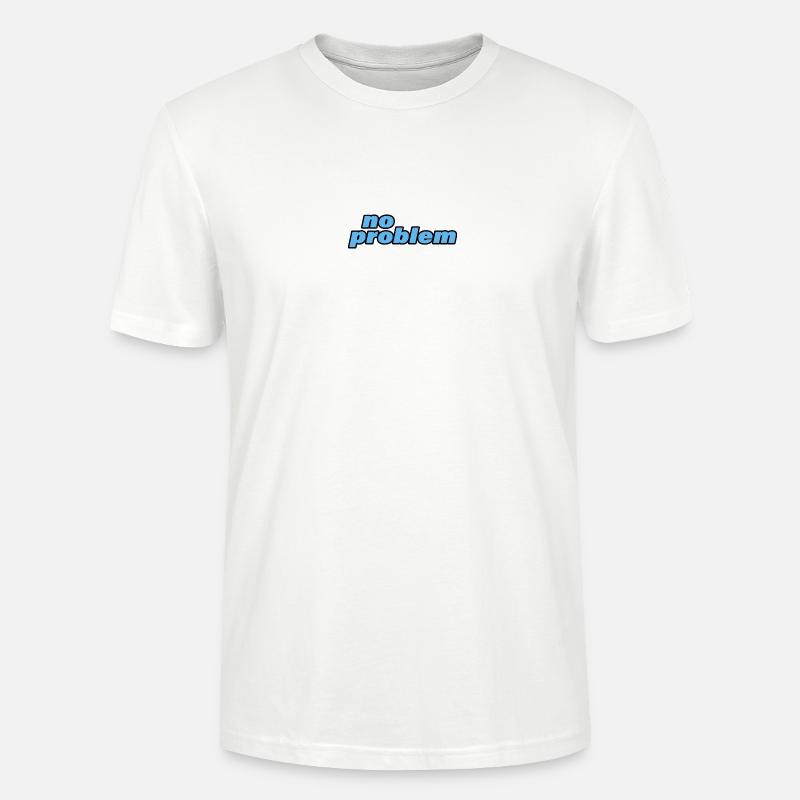 NO PROBLEM - Stanley/Stella Unisex Bio-T-Shirt CRAFTER - Weiß