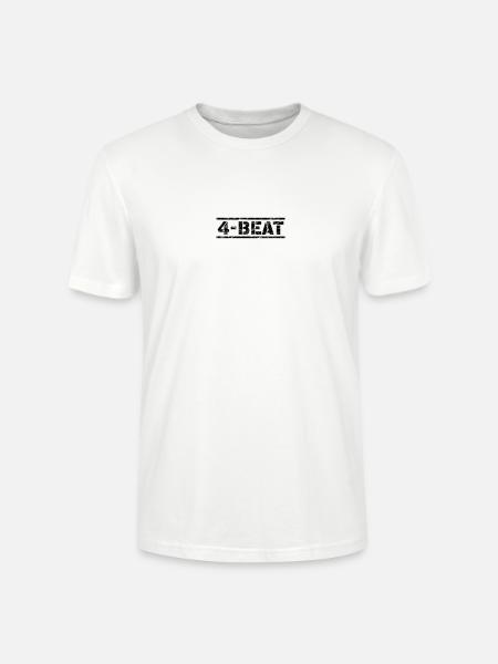 4 Beat - Stanley/Stella CRAFTER Unisex Organic T-Shirt - white