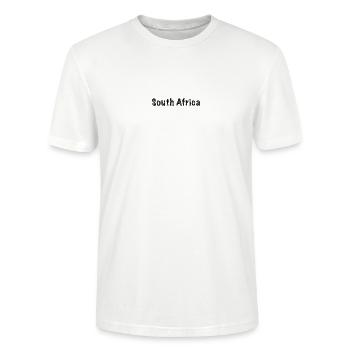 South Africa - Stanley/Stella Unisex Bio-T-Shirt CRAFTER - Weiß - Vorne - Alina (178cm) & Michal (187cm)