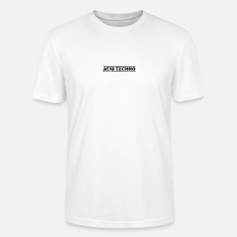 Techno acide - T-shirt bio CRAFTER Stanley Stella Unisexe - blanc