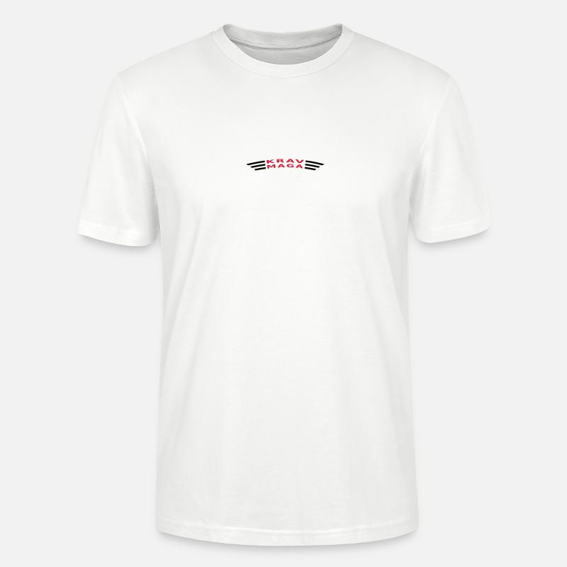 KRAVMAGA courbée - T-shirt bio CRAFTER Stanley Stella Unisexe - blanc