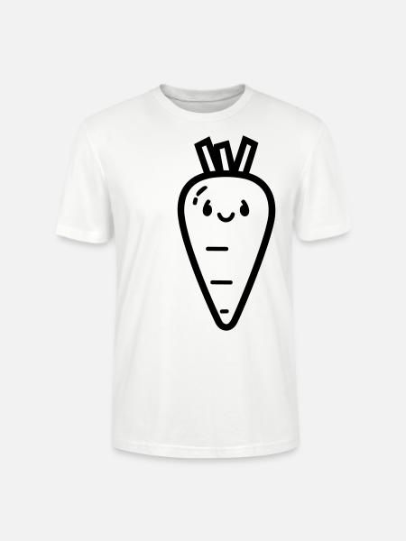 Karotte - Stanley/Stella Unisex Bio-T-Shirt CRAFTER - Weiß