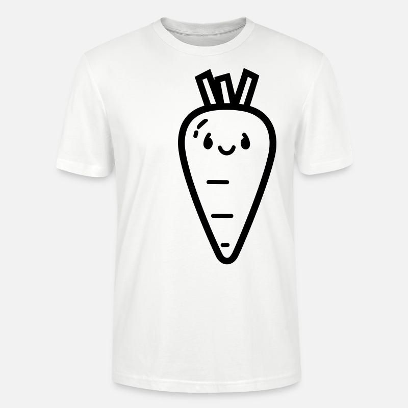 Karotte - Stanley/Stella Unisex Bio-T-Shirt CRAFTER - Weiß